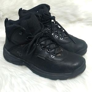 SALE! Timberland Black Waterproof Boots Sz.10.5 Gently Worn (X-338)